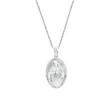 STERLING SILVER IMMACULATE HEART OF MARY NECKLACE